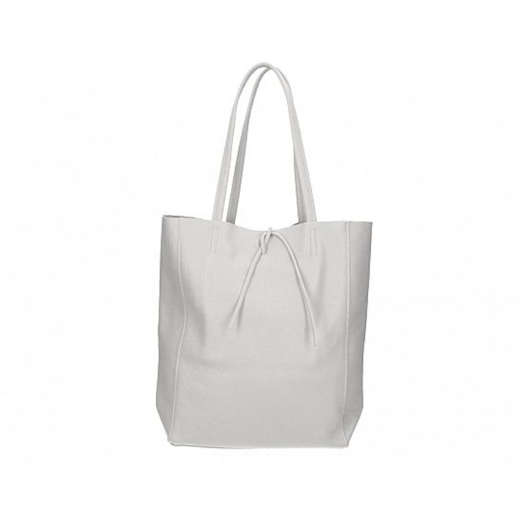 Valódi bőr női táska szürke színben S7080 PearlGrey