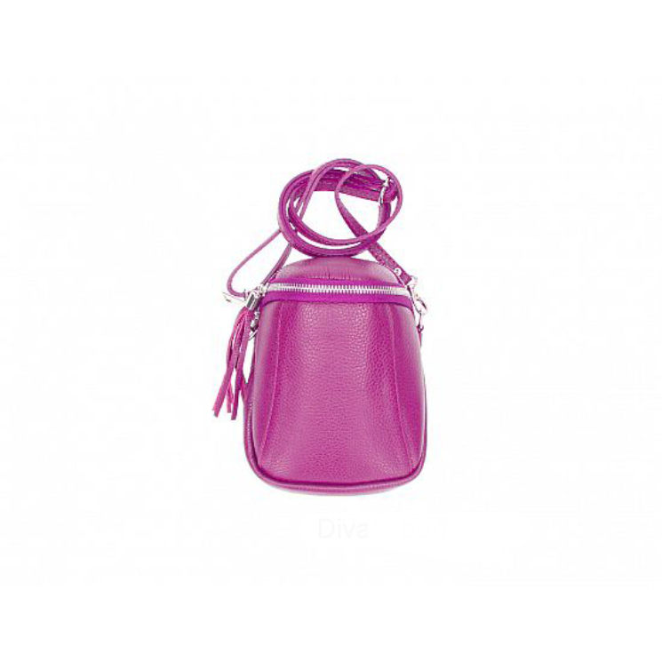 Valódi bőr női válltáska fukszia színben TR207 Fuchsia