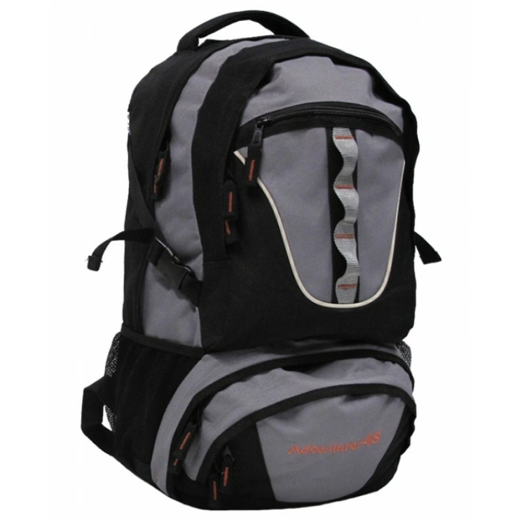 Adventurer 48 literes túrazsák szürke / narancs