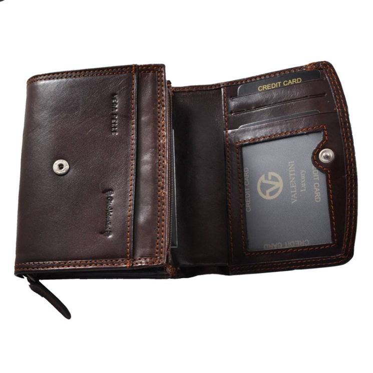 Emporio Valentini bőr női pénztárca 563586 Brown