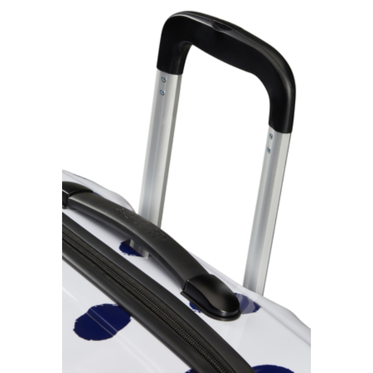 American Tourister Disney Legends Mickey Blue Dots Spinner bőrönd 65 cm
