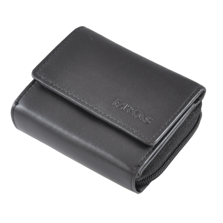Kis méretű bőr női pénztárca fekete színben RFID védelemmel 64501 Black