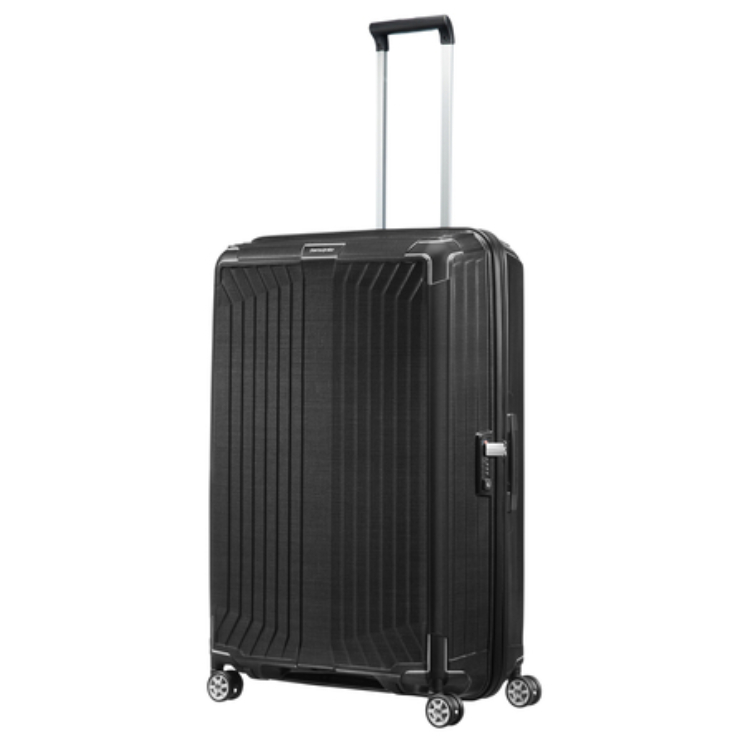 Samsonite Lite-Box Spinner Bőrönd 81 cm Black 10 év garancia