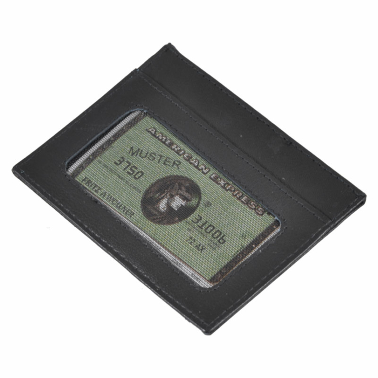 Kártyatartó fekete színben 8173 Black