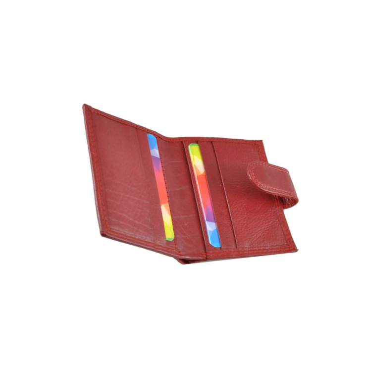 Virágmintás kártyatartó kivehető rekesszel 86672 Piros