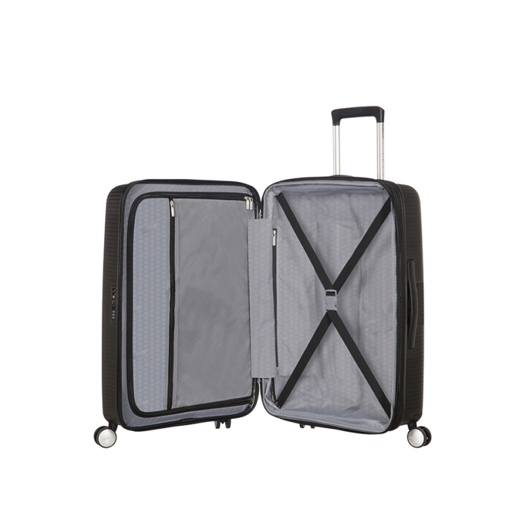 American Tourister Soundbox bővíthető Spinner bőrönd 67
