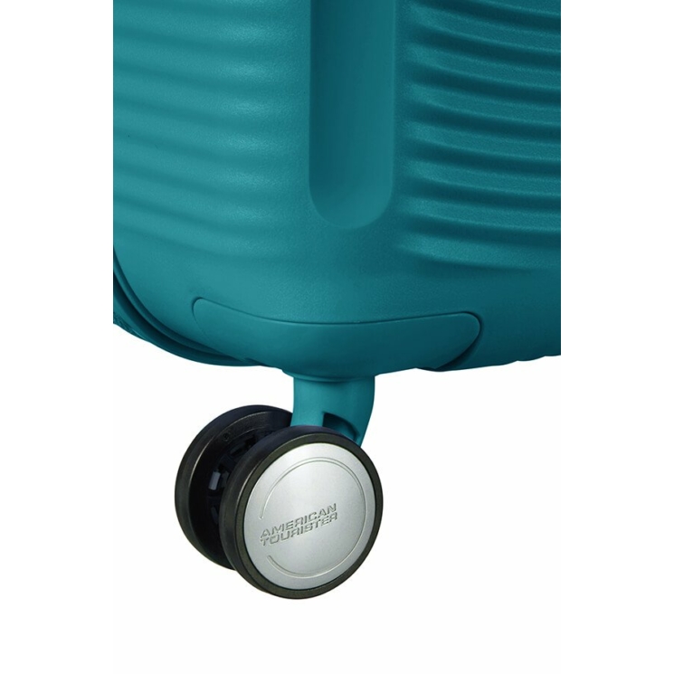American Tourister Soundbox - bővíthető, négykerekű közepes bőrönd 67 (32G**002)