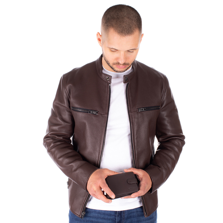 GIULIO valódi bőr férfi pénztárca  RFID rendszerrel ( 8 kártyatartó )