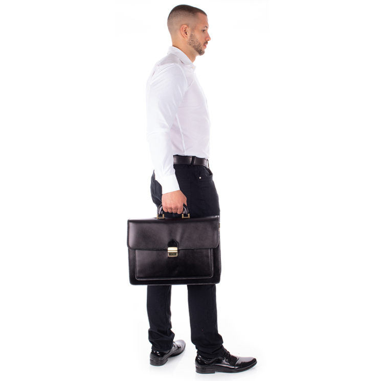  Valódi bőr aktatáska 3 részes 