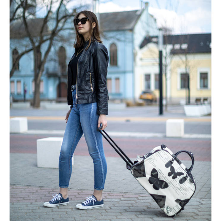 Euroline pillangós gurulós utazó táska