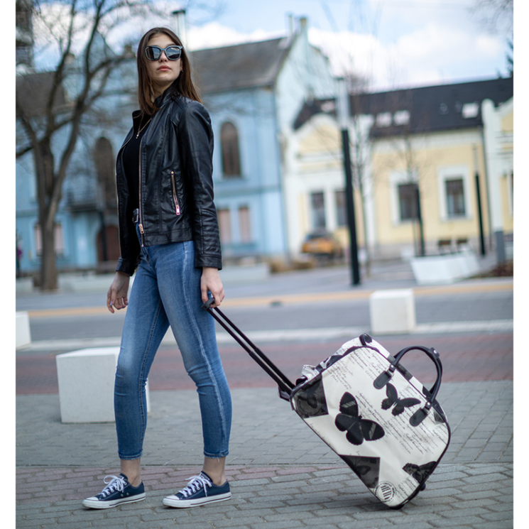 Euroline pillangós gurulós utazó táska