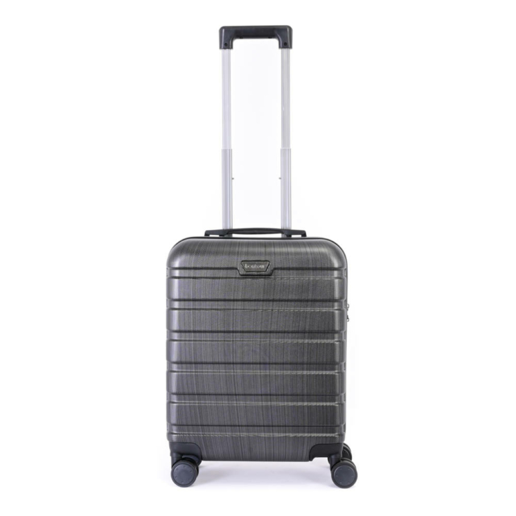BONTOUR “BRUSHED METAL” KABINBŐRÖND TSA ZÁR 55CM ANTRACIT SZÜRKE