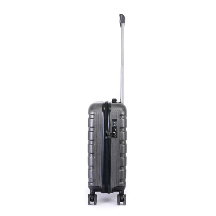 BONTOUR “BRUSHED METAL” KABINBŐRÖND TSA ZÁR 55CM ANTRACIT SZÜRKE