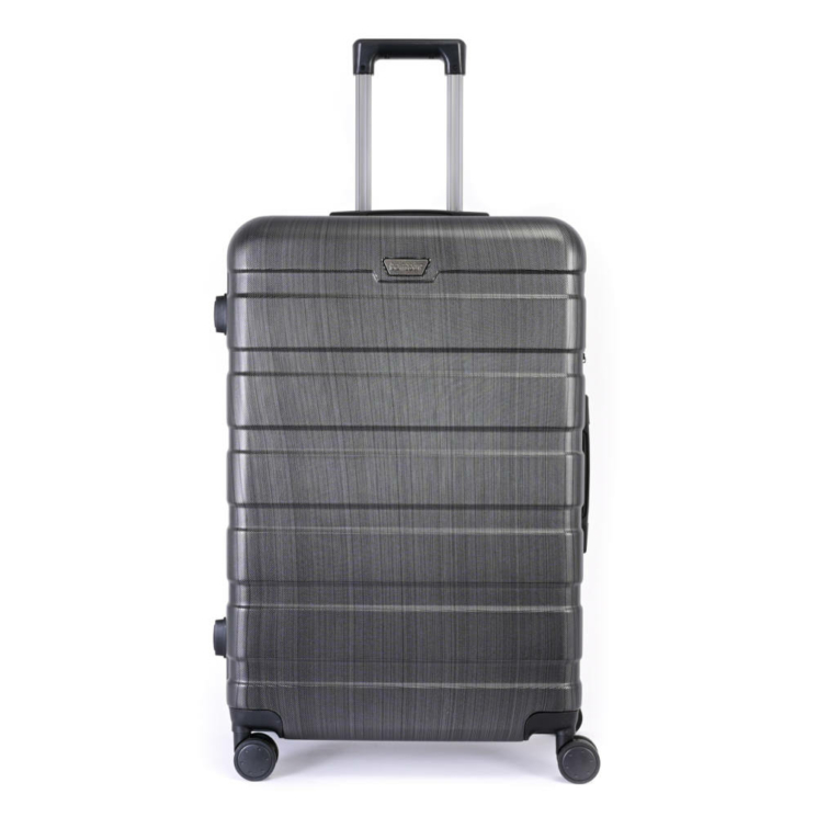 BONTOUR “BRUSHED METAL” NAGY BŐRÖND TSA ZÁR 77CM ANTRACIT SZÜRKE