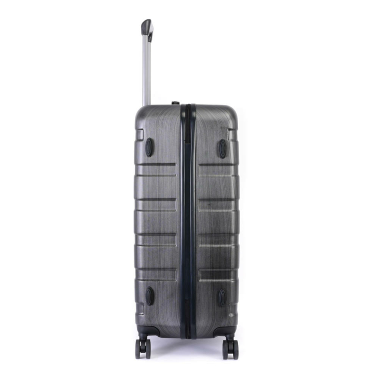 BONTOUR “BRUSHED METAL” NAGY BŐRÖND TSA ZÁR 77CM ANTRACIT SZÜRKE