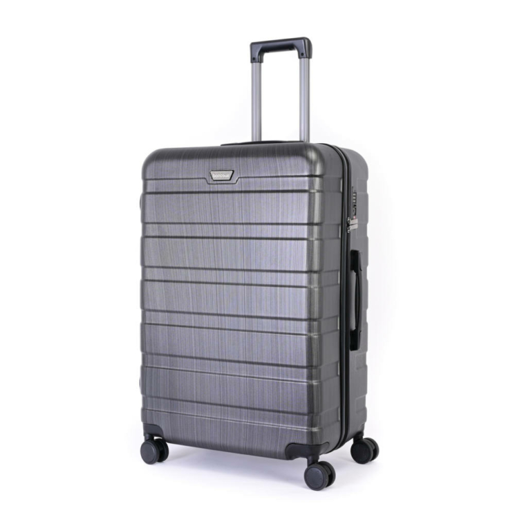 BONTOUR “BRUSHED METAL” NAGY BŐRÖND TSA ZÁR 77CM ANTRACIT SZÜRKE