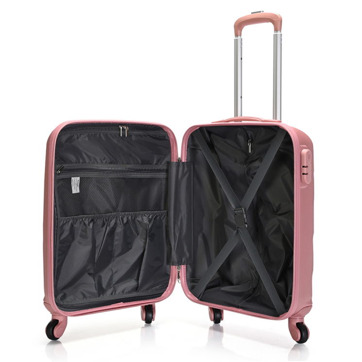 Bontour Horizontal Spinner kabinbőrönd Bordó