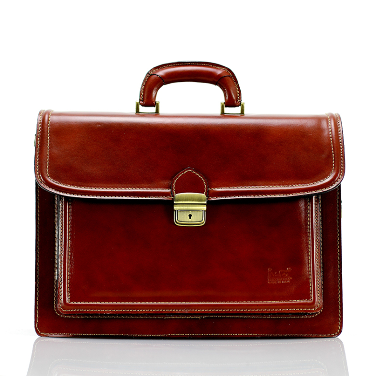 Valódi bőr aktatáska 3 részes 