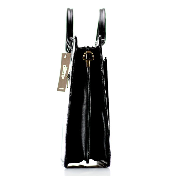 Florence 2 Valódi bőr aktatáska fekete színben