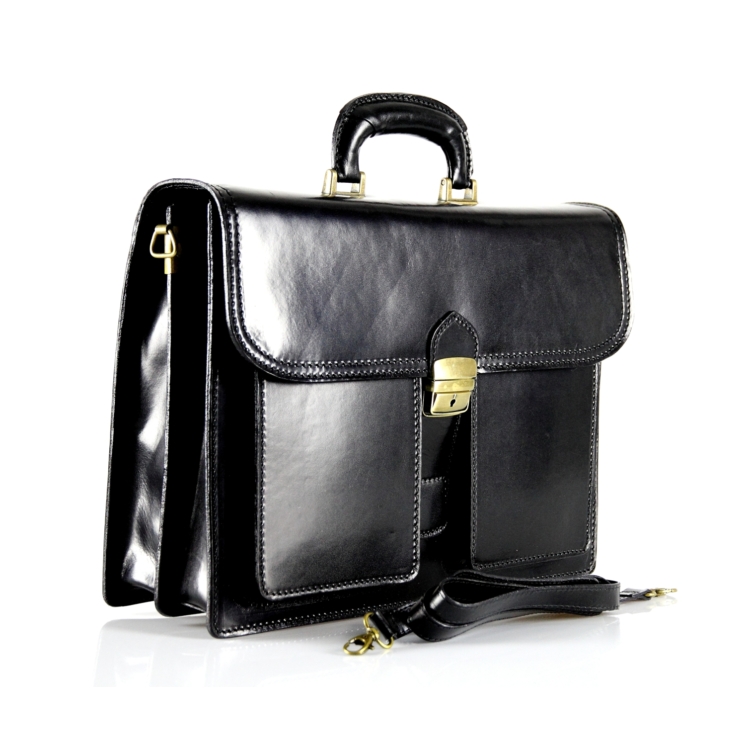 Valódi bőr aktatáska 2 részes 