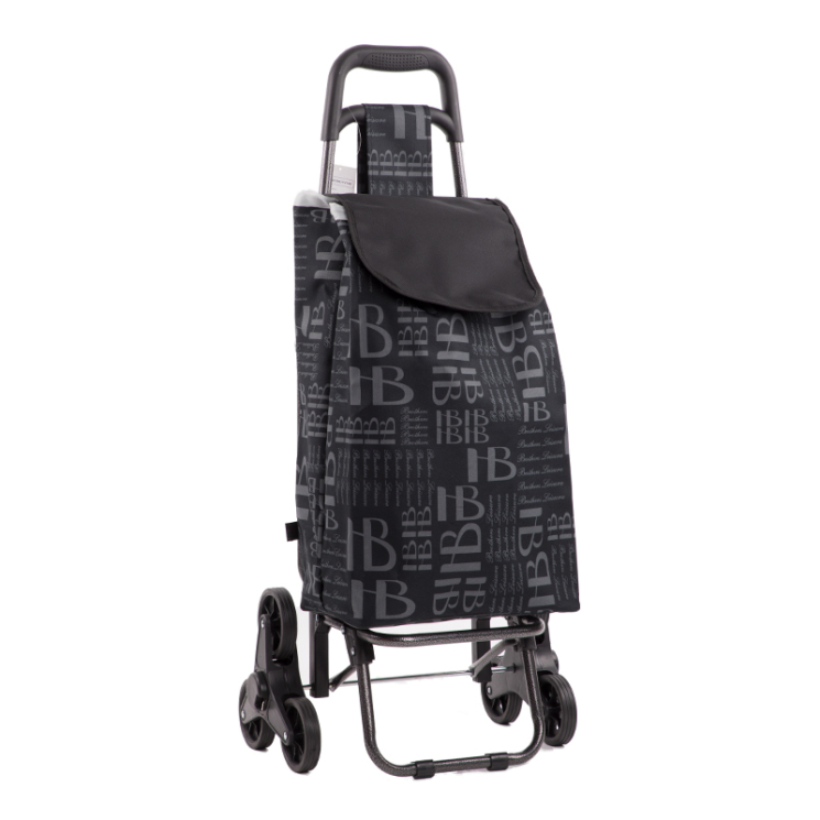 Gurulós lépcsőjáró bevásárlókocsi kihajtható ülőkével