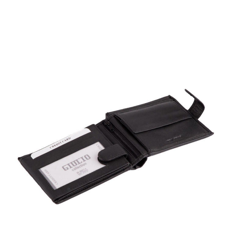 GIULIO valódi bőr férfi pénztárca díszdobozban RFID rendszerrel ( 8 kártyatartó )