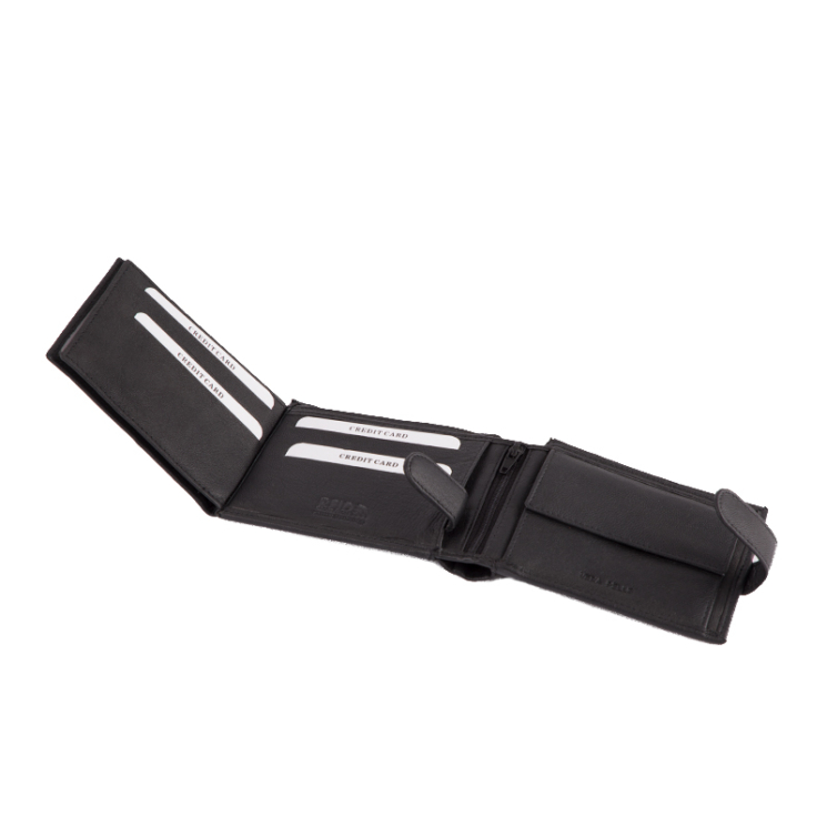 GIULIO valódi bőr férfi pénztárca díszdobozban RFID rendszerrel ( 8 kártyatartó )