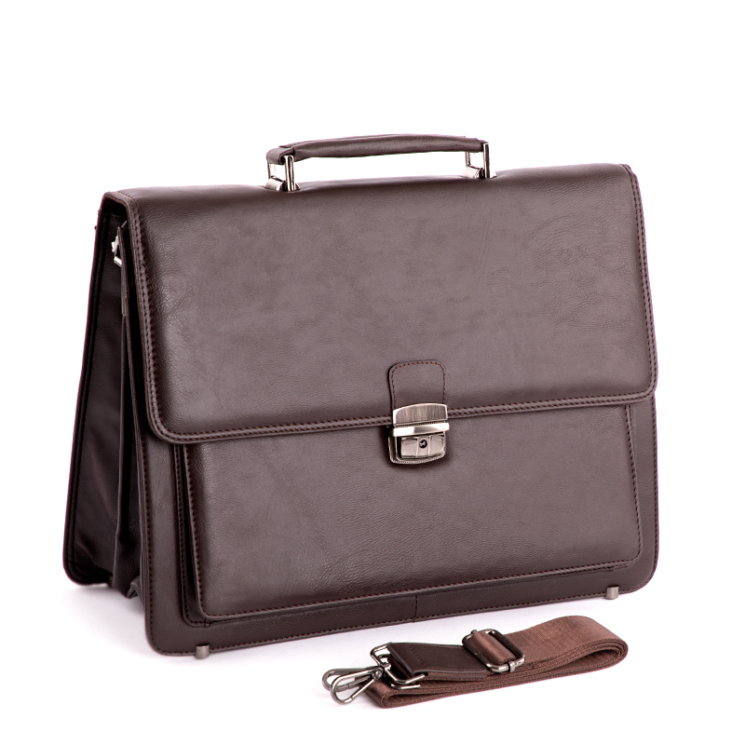 3 részes aktatáska barna színben