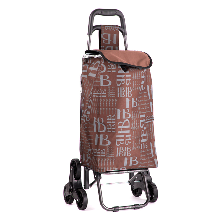 Gurulós lépcsőjáró bevásárlókocsi kihajtható ülőkével