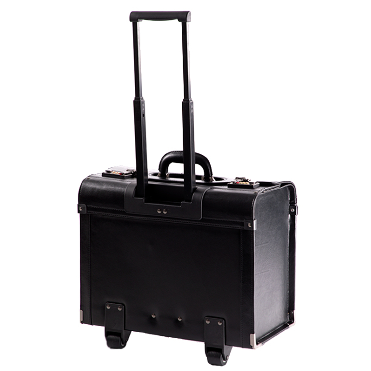 Gurulós pilótatáska  fekete színben