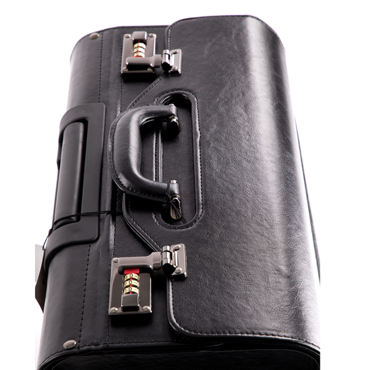 Gurulós pilótatáska  fekete színben