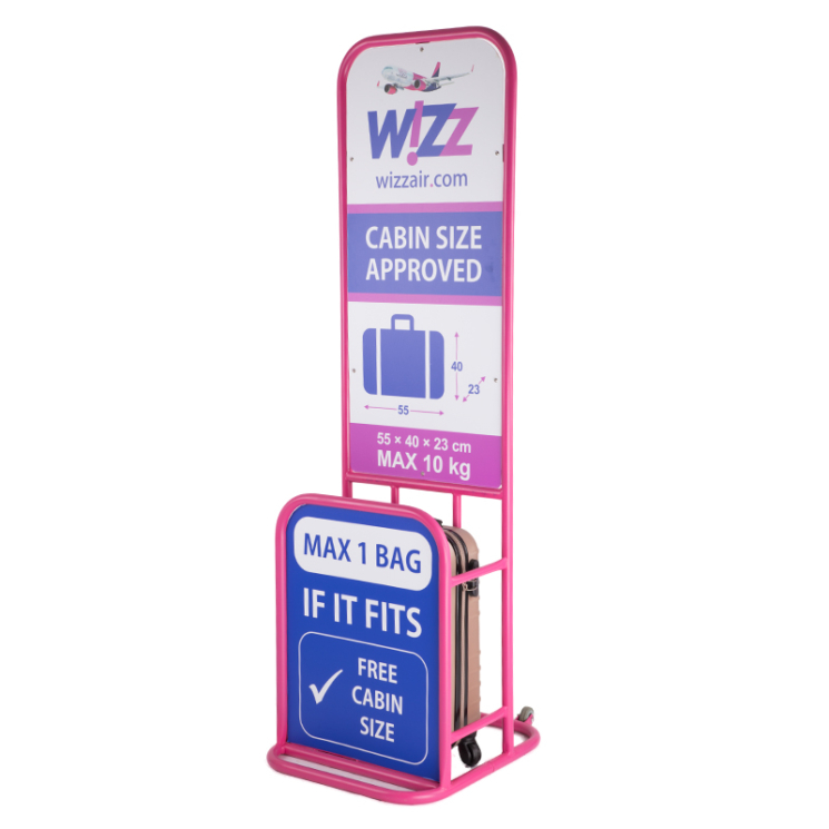 Keményfalú Bőrönd kabin méret ÚJ WIZZAIR RYANAIR méret