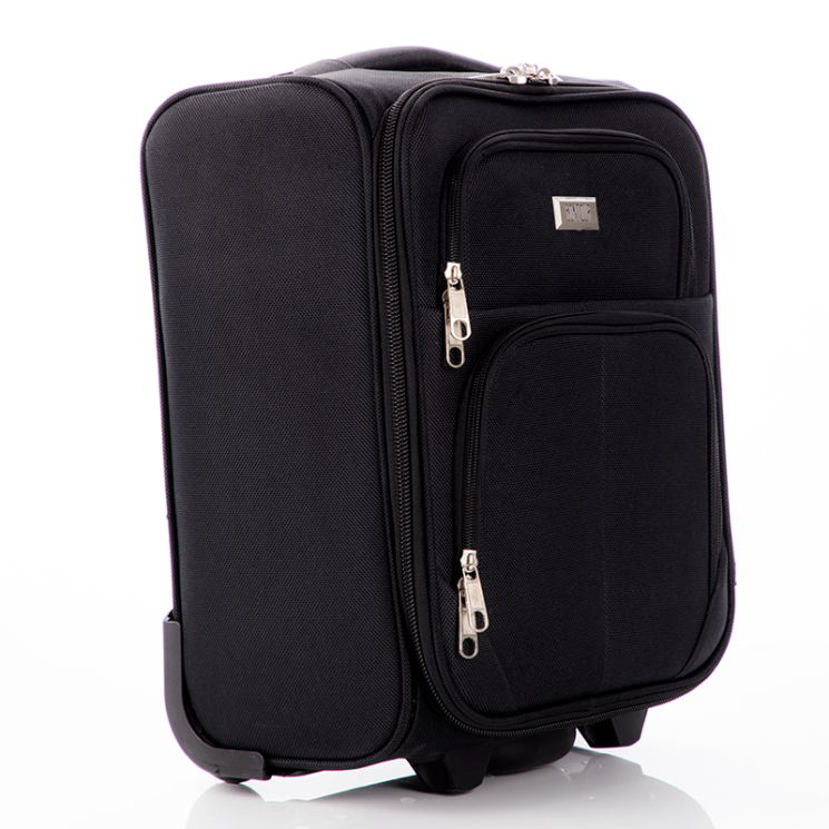 Kis méretű kabinbőrönd szürke színben Méret: 40 cm × 30 cm × 20 cm