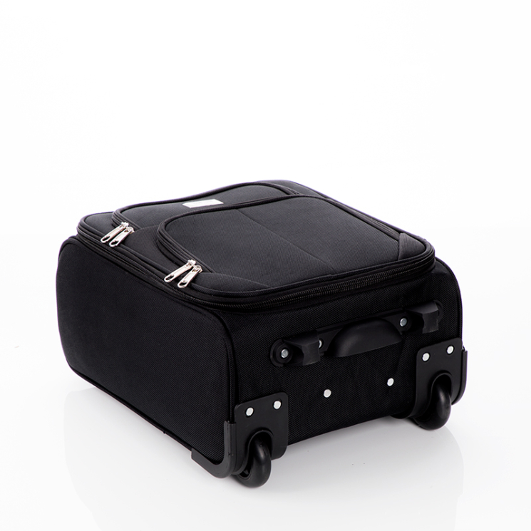 Kis méretű kabinbőrönd szürke színben Méret: 40 cm × 30 cm × 20 cm