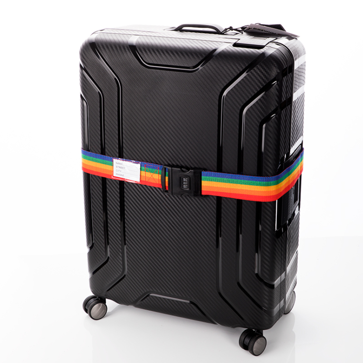 Számzáras biztonsági bőröndpánt heveder