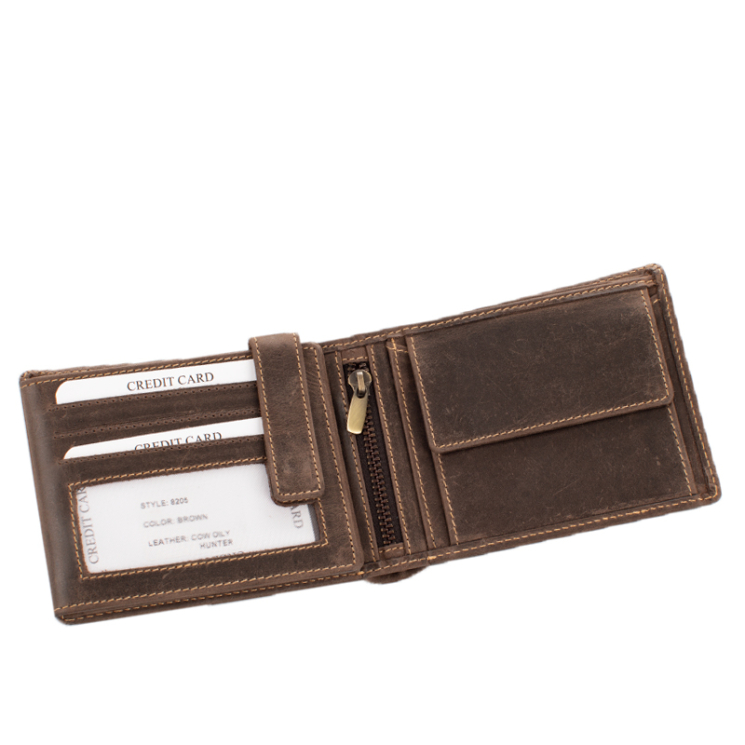 GIULIO valódi bivalybőr autós férfi pénztárca díszdobozban RFID rendszerrel 