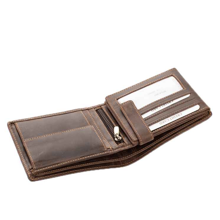 GIULIO valódi bivalybőr autós férfi pénztárca díszdobozban RFID rendszerrel 