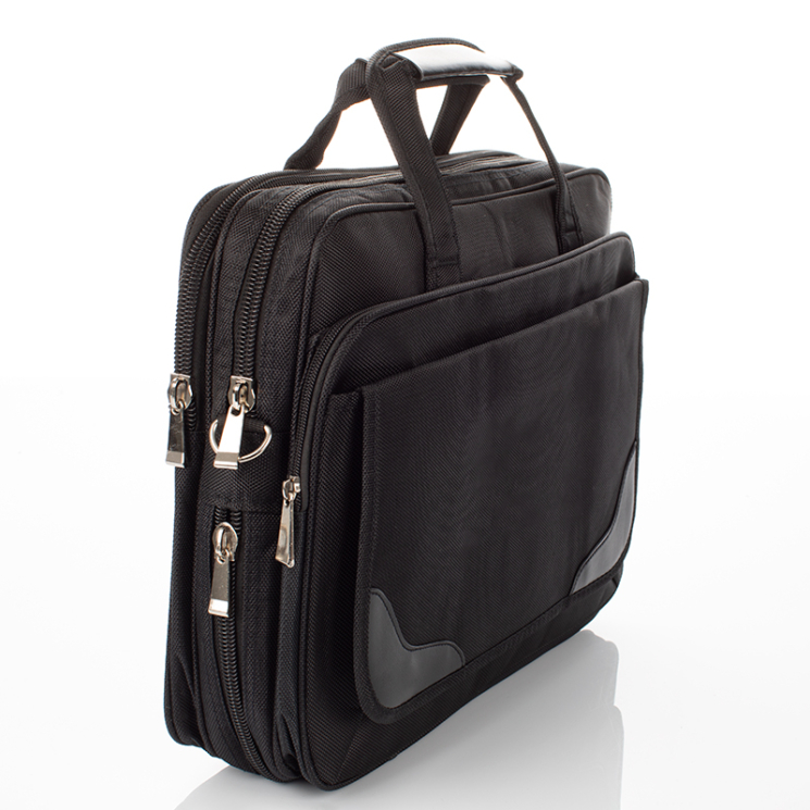 Fekete üzleti táska laptoptartóval bővíthető 9904-black