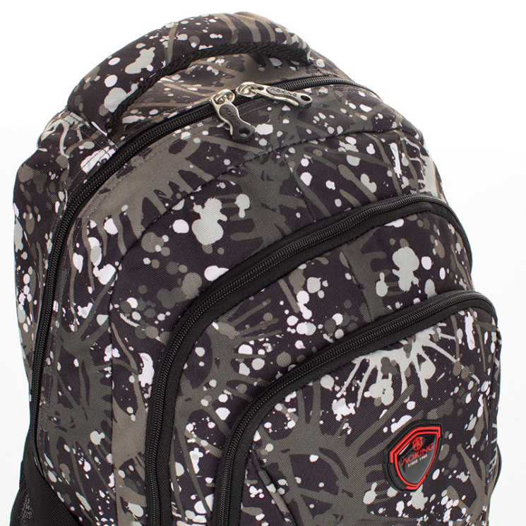 Gurulós iskolatáska szürke színben