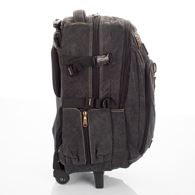 Ultraerős Aoking gurulós hátizsák zöld színben