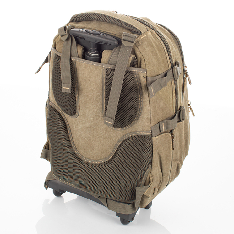 Ultraerős Aoking gurulós hátizsák zöld színben