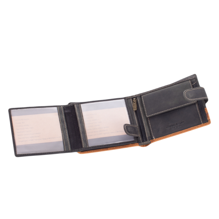 Giulio Bivalybőr pénztárca díszdobozban RFID rendszerrel