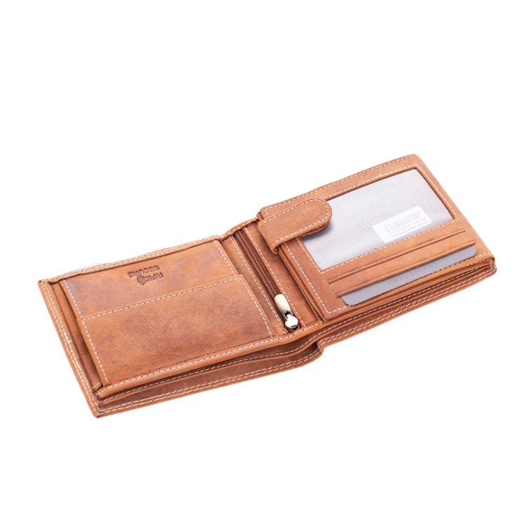 Bivalybőr vadász pénztárca díszdobozban szarvas mintával RFID rendszerrel