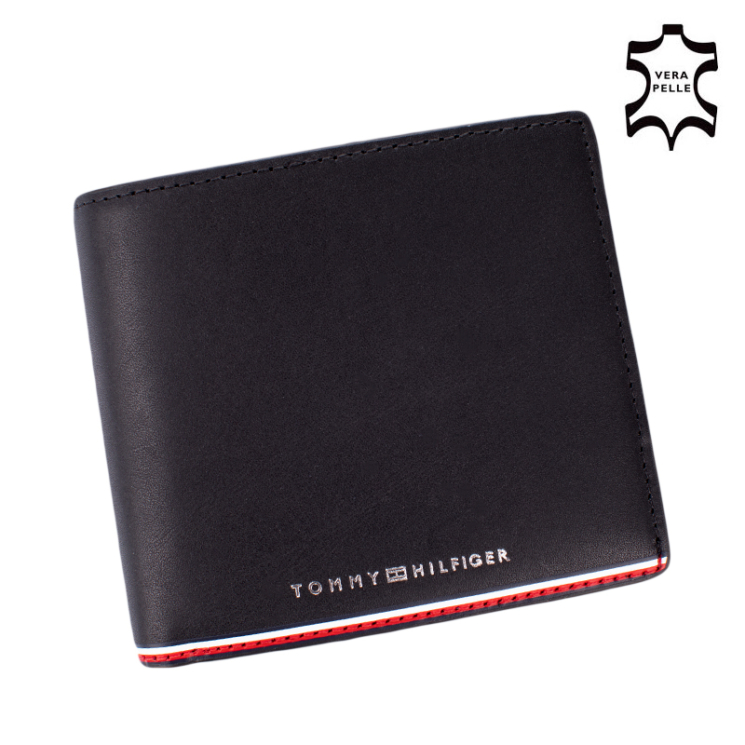 Tommy Hilfiger férfi pénztárca Fekete színben TOMMY HILFIGER AM0AM07626