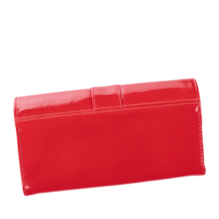Fairy Crystal valódi lakkbőr női pénztárca NP 789 Red RFID védelemmel