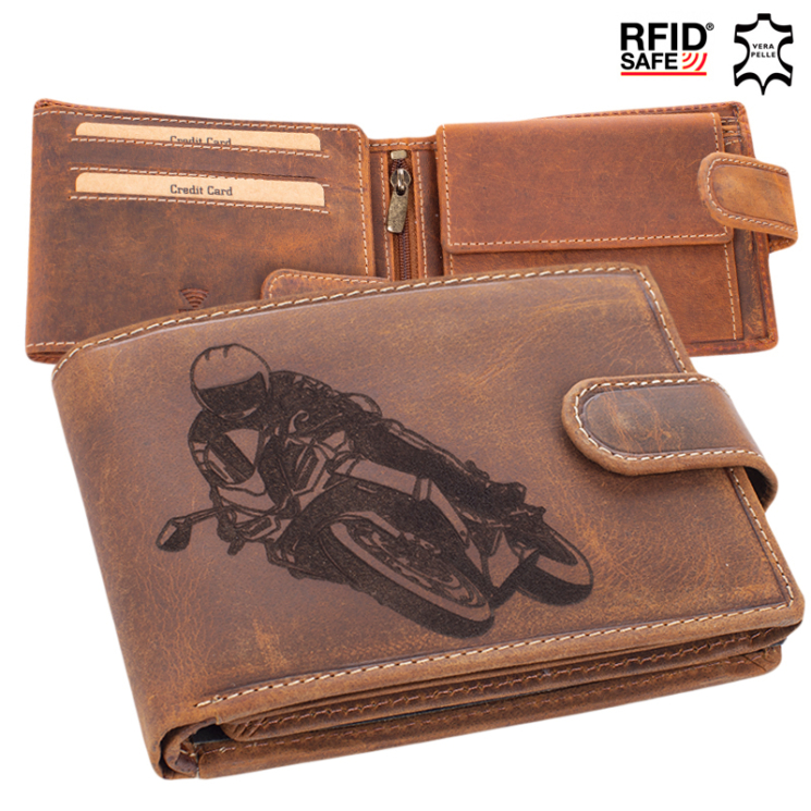 GIULIO motoros pénztárca és öv ajándékcsomag