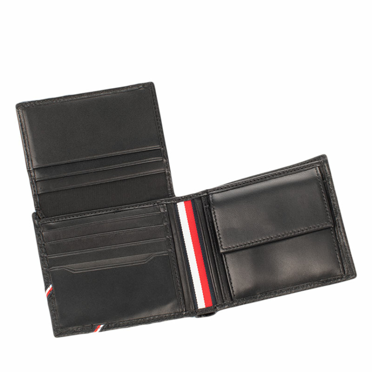 Tommy Hilfiger valódi bőr férfi pénztárca TOMMY HILFIGER AM0AM07819 RFID rendszerrel