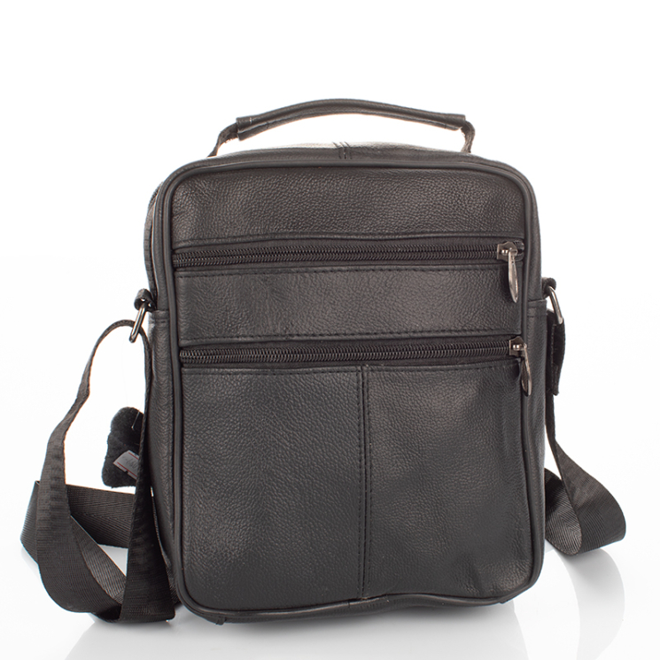  Valódi bőr férfi oldaltáska barna színben