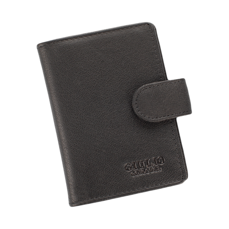GIULIO Valódi bőr kártyatartó RFID védelemmel