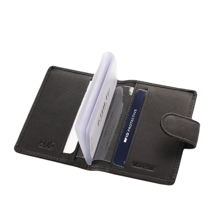 GIULIO Valódi bőr kártyatartó RFID védelemmel
